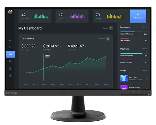 Lenovo D24-40 23.8" Monitor